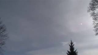 New Years Eve 2018 Sunday Dec 31 2017 Time Lapse Sky Clouds CT Filmed South Bitter Cold Windy Day