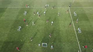 Rondo 10v5 | Soccer game | Football drills