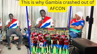 THIS IS WHY GAMBIA CRASHED OUT OF THE AFCON.