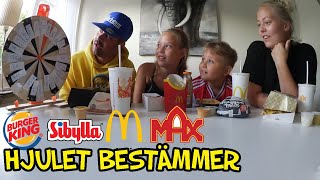 HJULET BESTÄMMER VÅRA MENYER | CHALLENGE