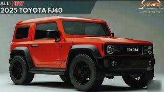 New !! 2025 Toyota FJ40 Unveiled - The Return Of The Legendary Ultimate Off-Road.