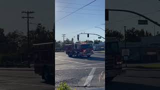 Sacramento Metro Fire District Engine 103 Responding & Cancelling Structure Fire