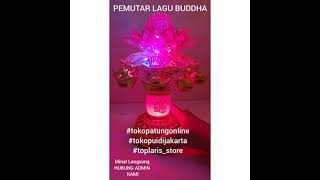 Radio Lampu Sembahyang Teratai Putar Buddha  L5 L14 #toplaris_store #tokopatungonline