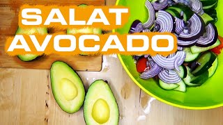 Abnehmrezept: Tomaten Gurken Avocado Salat