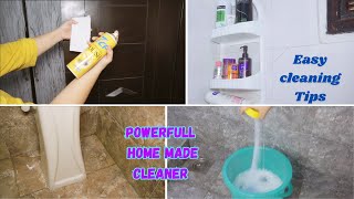 How to clean bathroom easily باتھ روم کیسے صاف کریں/with homemade cleaner  | Khanam's Kitchen