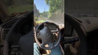 testing torque steer in a 1999 LX470 in front wheel drive  #offroad #landcruiser #lx470