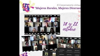 II Conversatorio virtual organizado en el marco del Día de la Mujer Rural - 22/10/2021