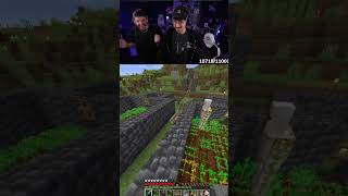 Sterzig ist im Lachflash wegen den Sparkassenhänno Villagern in #minecraft | Twitch: HandofBlood |