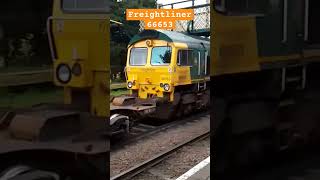 Freightliner 66653 | Passing Trimley station 3/4/24 #trimley #class66 #freightliner #train #railway