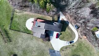 An aerial look at a home in Ozaukee County