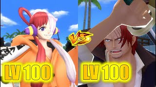 Lv 100 Happy Halloween Uta VS Kamusari Shanks Divine Departure Gameplay - One Piece Bounty Rush OPBR