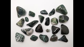 Tumbled Green Tree Moss Agate