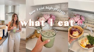 WHAT I EAT IN A DAY! | healthy high-protein breakfast, lunch, and dinner ideas!