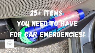 Car Emergency Organization/25+ Items You Should have