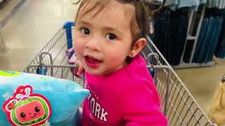 Joy and jasmine doing their shopping in Walmart