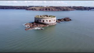 Palmerston Forts (Stack Rock, South Hook and Hubberston) of Milford Haven, Pembrokeshire April 2023