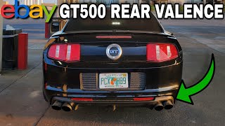 CHEAPEST EBAY GT500 Style Rear VALANCE Installation for 11-14 Mustang (Save $200)