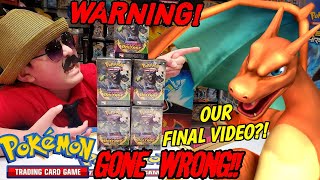 WARNING! POKEMON GONE WRONG! CARL ENDS OUR CHANNEL! MOST EPIC POKEMON CARD MOMENT CAUGHT ON CAMERA!