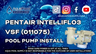 Want to SLASH Your Energy Bills? Watch This Pentair IntelliFlo3 VSF Pool Pump Installation Now!