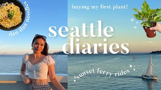 LIVING IN SEATTLE • sunset ferry rides, hiking near mt rainier, kbbq feast, chill nights | VLOG