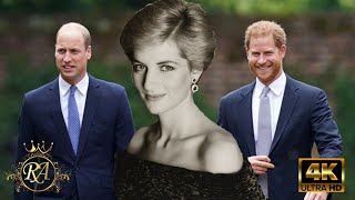 Princess Diana Statue Unveiling | Prince William and Harry Unveil Princess Diana Statue | 4K