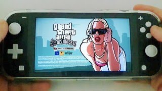 Grand Theft Auto: San Andreas | Nintendo Switch Lite | Gameplay