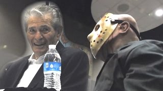 Jason Voorhees asking Ted White about Corey Feldman