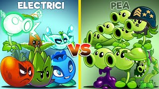 PvZ 2 Team Peashooter Vs Electrici-Who Can Win?