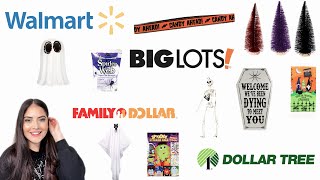 Halloween Haul (Big lots,Family Dollar, Walmart & Dollartree)