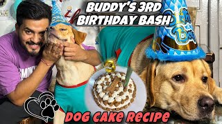 Buddy’s 3rd Birthday Bash🎂 | Fun Surprises 😍 | Homemade Dog Cake Recipe 🍛| Paw Family 🐾 | Shubnandu