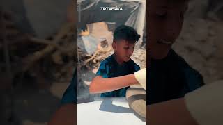 Palestinian Child Recites Quran As He Works #news #palestine #fyp