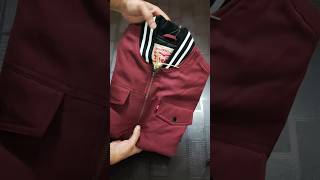 Levi's Men's Varsity Jacket #levis #jacket #myntra #unboxing #mensfashion #shorts