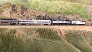 Coast Starlight over Tehachapi - La Mesa Model Railroad Club