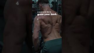 How To Grow Your Back with 1 Important Exercise Form Adjustment #gym #workout