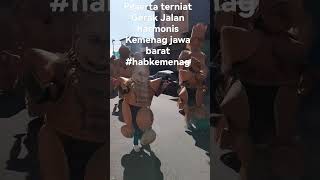 Peserta terniat  Jalan Asyik harmoni kemenag jawa barat