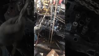 Remove head engine buldozer D9R #caterpillar #youtubeshorts #mechanic #reels #trending