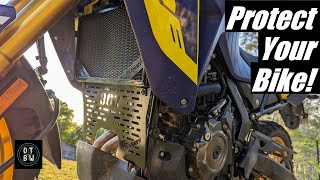 You Can Never Have Too Much Protection | Rad Guard Radiator & Engine Guard Install | V-Strom 800DE