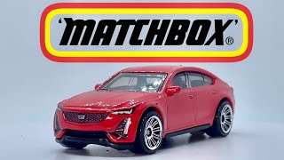 John316diecast new 2022 matchbox  #72 2021 Cadillac® CT5-V Blackwing™ VELOCITY RED | Case F