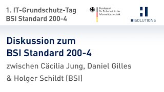 Diskussion zum 200-4 zwischen Cäcilia Jung, Daniel Gilles & Holger Schildt (BSI)