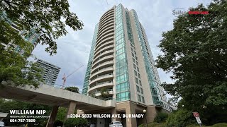 Spacious 💥Penthouse💥 with Panoramic Views in Metrotown🌟2204 5833 WILSON AVE, BURNABY#vancouverrealty