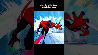 SPIDERMAN 2099 CHOKE SLAMS MILES MORALES