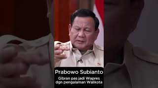 Prabowo: Gibran tepat sebagai Wapres