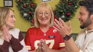 Donna Kelce appears in behind- the-scenes video for Hallmark's Kansas City Chiefs Romantic Movie