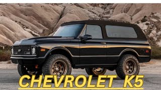 Chevrolet K5 2025: Iconic SUV Revamped with Modern Power and Style!