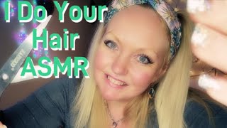 Hair Cut ASMR Roleplay. Bestie Cuts Your Hair Ready For Night Out 🌙 🤪