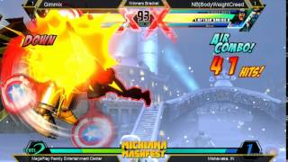 Gimmix vs NB|BodyWeightCreed - Michiana Mashfest Winners Bracket Ultimate Marvel vs Capcom 3