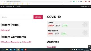 Covid-19: Live Statistics