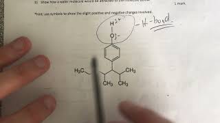 Question 3 - Polarity and Solubility - Year 11 Covalent Compounds Practice Test 2 - Walkthrough