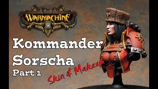 Painting Kommander Sorscha Bust Part 1 - Skin & Makeup