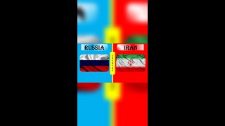 RUSSIA vs IRAN Military Power Comparison 2022 #shorts II RUSSIAN ARMY vs IRAN ARMY 2022 #shorts